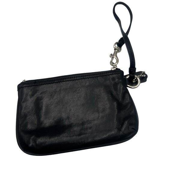 Vintage - Coach Leatherware Est. 1941 Black Leather Wristlet - Picture 6 of 13